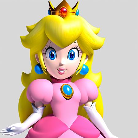 Princess Peach (3d render) V1
