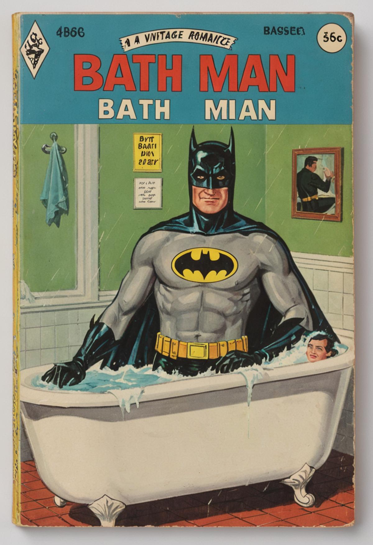 Batman and Robin in a Bathtub