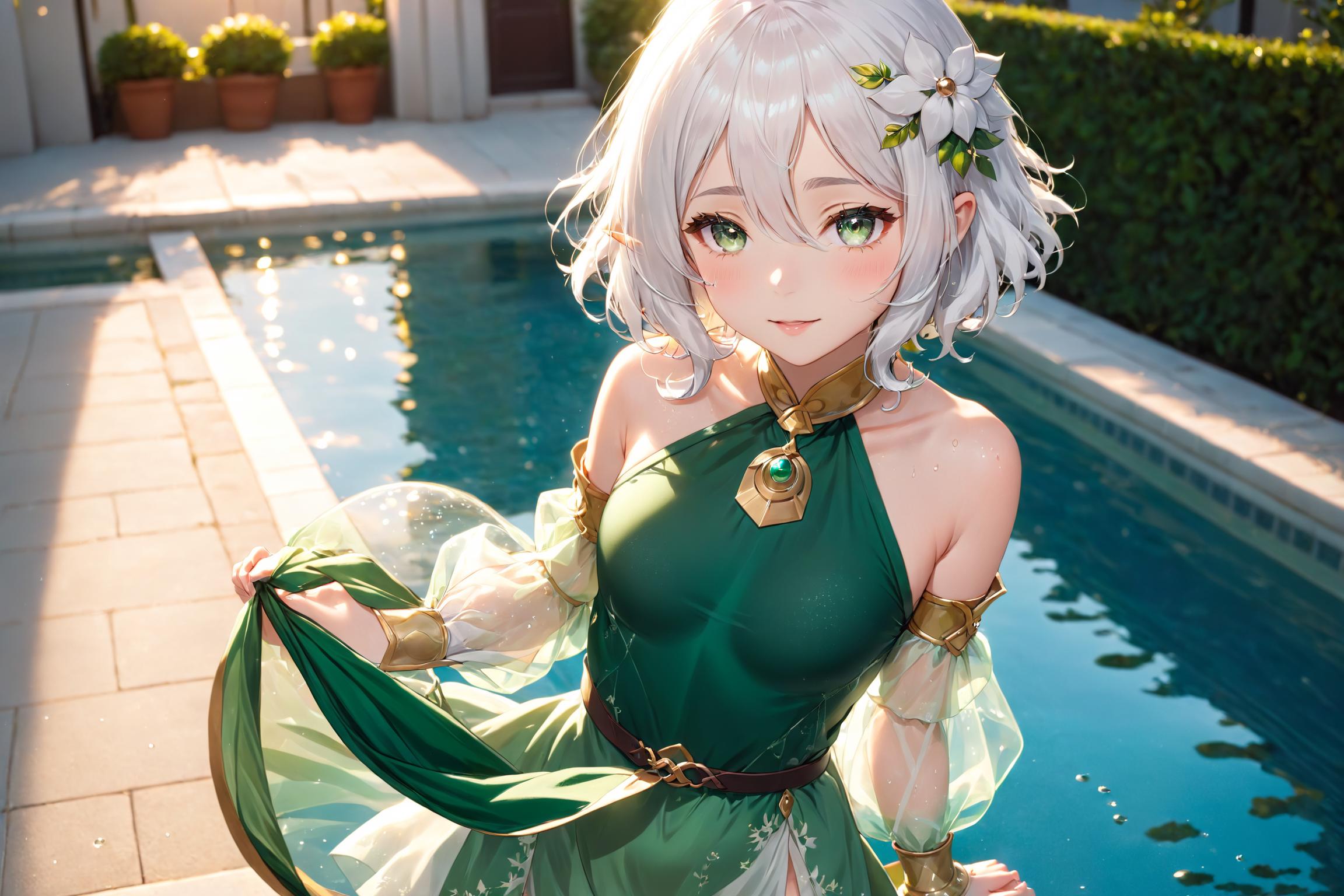 Kokkoro with origin outfit (Princess Connect!) image by rieslin