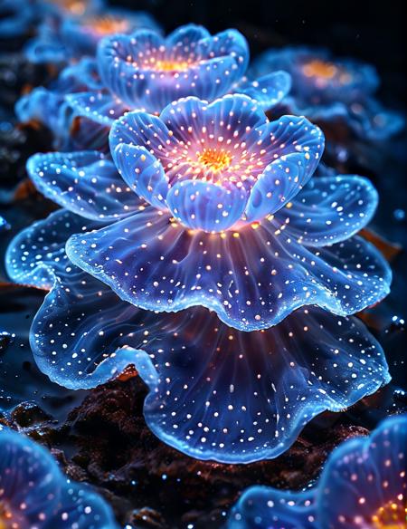 <lora:Glowing_Nature:0.8>, Lotus flower made of crystals, , Mysterious, Dynamic angles,on water,
Masterpiece, Top quality, Extremely detailed, Sharp focus, Dynamic lighting, Absurd, HDR Photo Ultra-realistic, Ultra-detailed, Play of light, Reflection, Refraction, Ray tracing , <lora:Sharp detailed high quality image style v1:0.7>