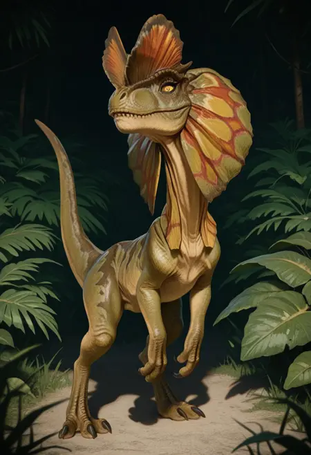 dilophosaurus (Jurassic world)