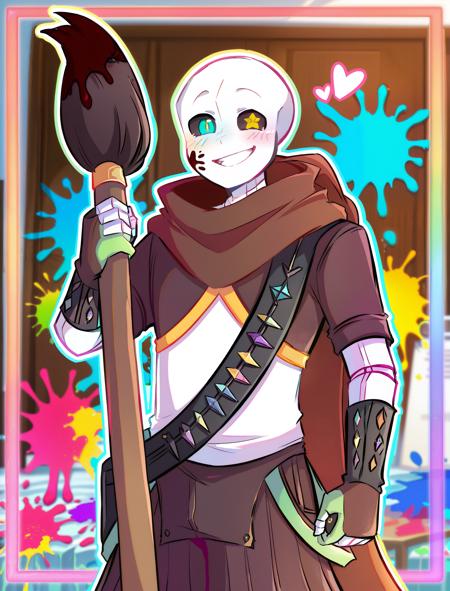 Ink Sans (Original, Redesign, Fresh) | Undertale AU/Inktale Redesign Ink /Illustrious