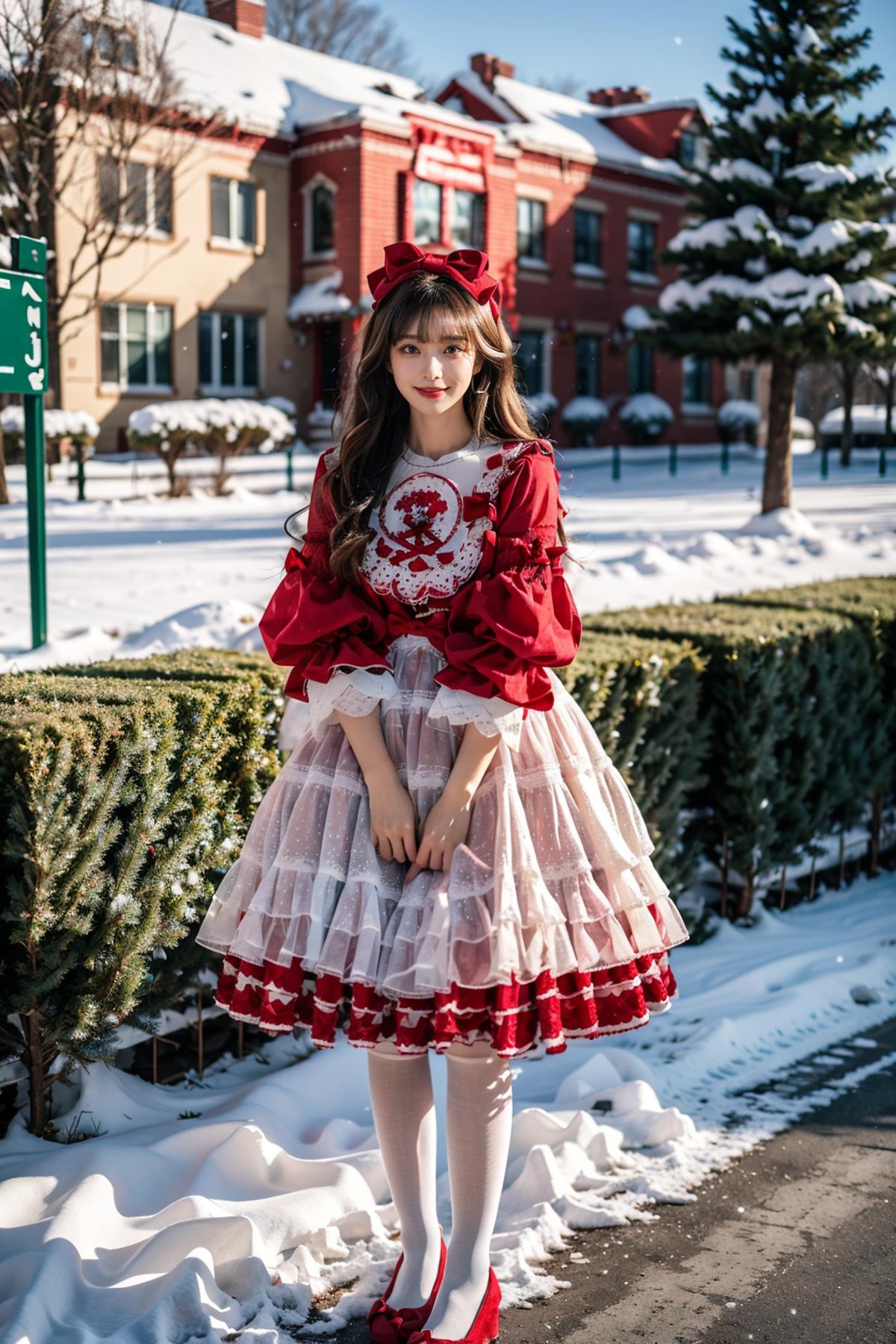 [Realistic] Christmas dress | 圣诞小裙几 image by cyberAngel_