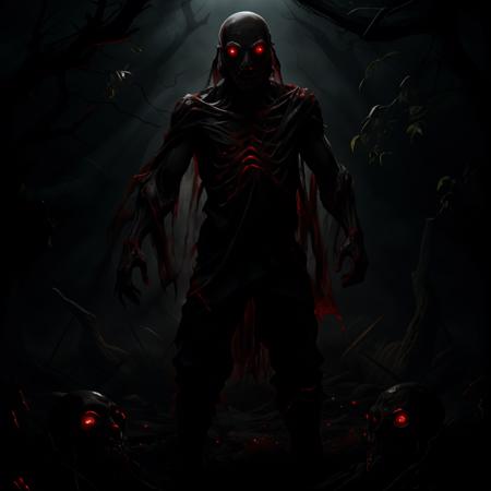 <lora:RPGGhast:1>ghast, solo, red eyes, glowing eyes, 1boy, male focus, glowing, standing