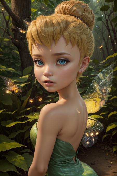 tinkerbell with brown hair