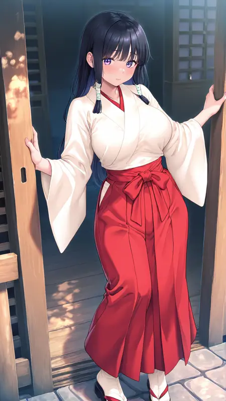 藤見 茜 (ふじみ あかね) / 姉巫女の淫欲なる儀式