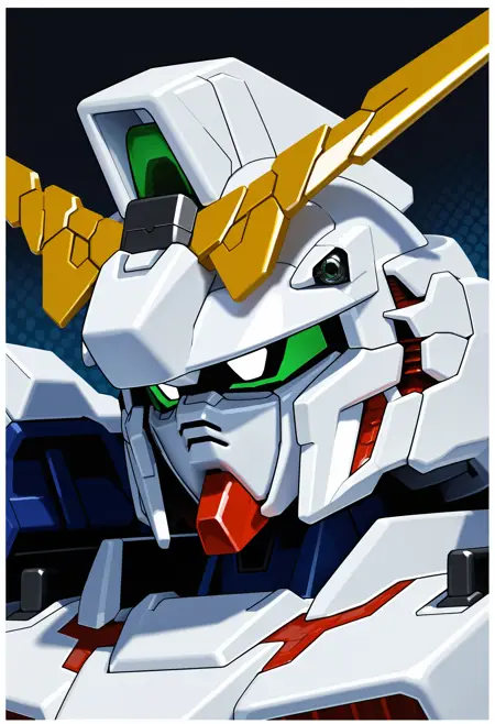 SDユニコーンガンダム(sd unicorn gundam)(Illustrious)