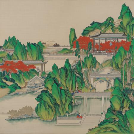 SD3.5 红楼梦绘本-[清]孙温_A_Dream_of_Red_Mansions_chinese_painting_art_style SD3.5L