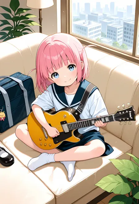 Gotoh Futari from Bocchi the Rock! (Illustrious)