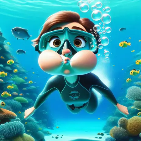 Underwater Face/Puffy Cheeks/Bubbles