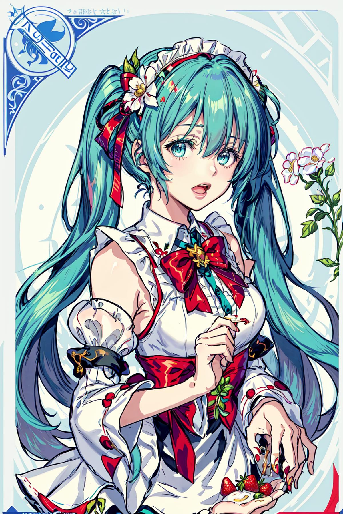 Hatsune Miku (Includes Sakura Miku) [LORA] image by earthnicity