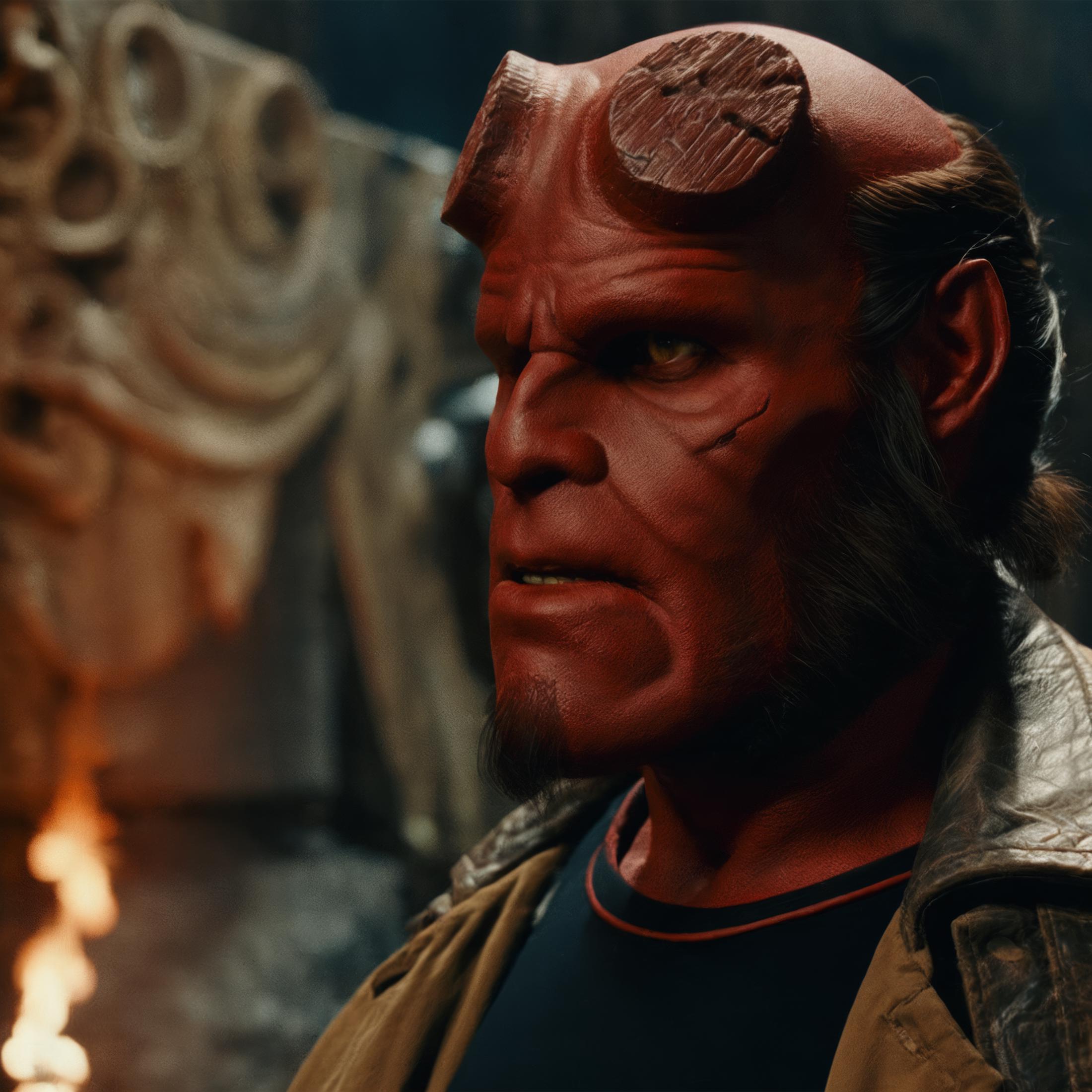 Ron Perlman Hellboy image by thesilvermoth