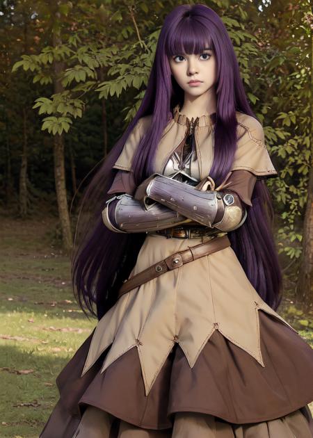 <lora:swordsmanROBetaV1:0.75>,swdro, 1girl, armor, belt, boots, dress, purple hair, purple eye, long hair,
looking at viewer, standing, angry, detailed hand, crossed arms, detailed face, beautiful face,
fantasy background, forest, lake aside, sun, morning,