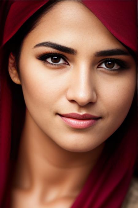 desidressed:0.7, woman, smile, moody headshot, striking features, beauty, intricate details, hazel eyes, at wharf