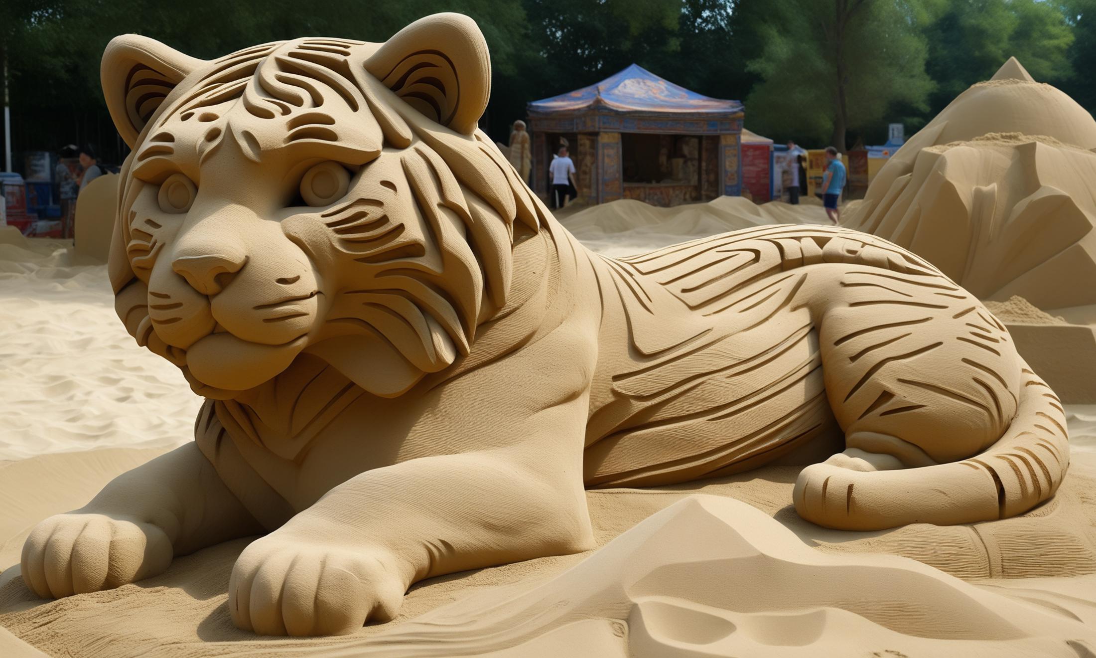 XL Realistic sand sculpture art style image by comingdemon