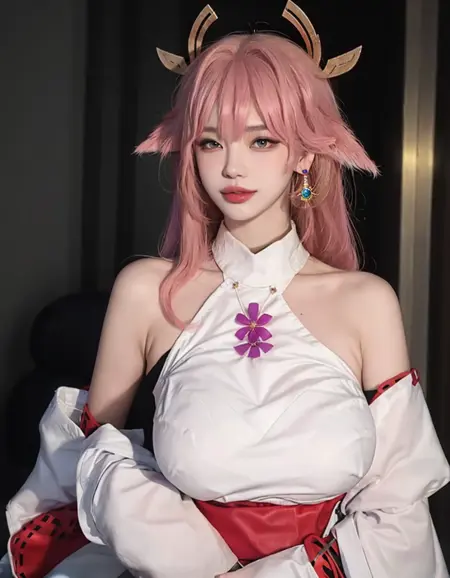 原神-八重神子COS丨genshin impact yae miko