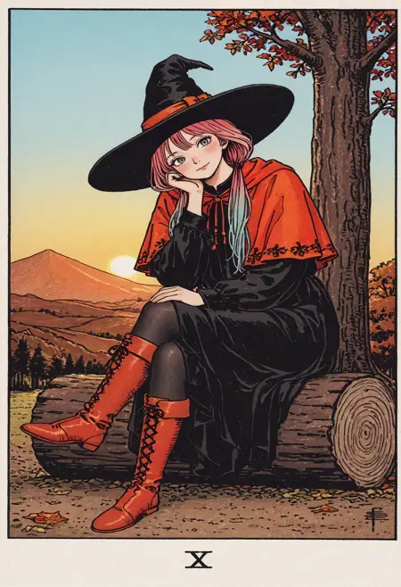 Tarot Card - IllustriousXL Style (Rider–Waite)