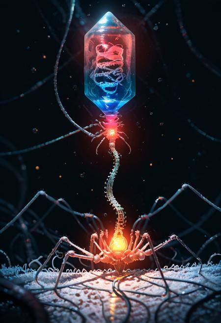 Bacteriophage: Bacteria Devourer (Biology Science) [Illustrious & SD1.5] Illustrious