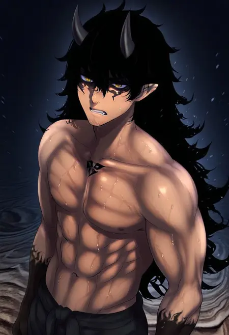 Kato Eiji(Demonic form)_The King from Hell_Illustrious