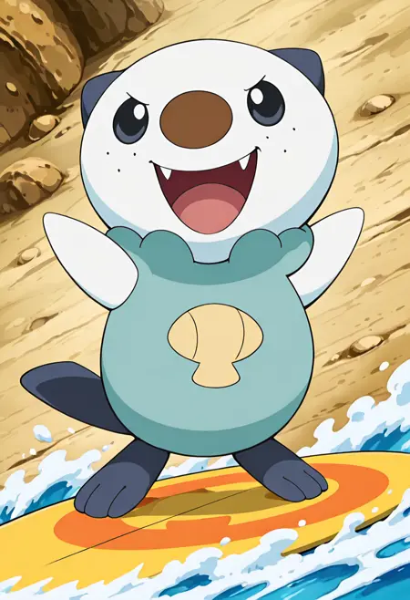 Oshawott: Sea Otter Pokemon | ミジュマル (Pokedex #0501) [Illustrious]