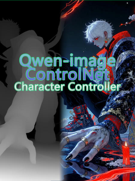 Qwen-image_union ControlNet workflow(openpose_depth_Line) v1.0