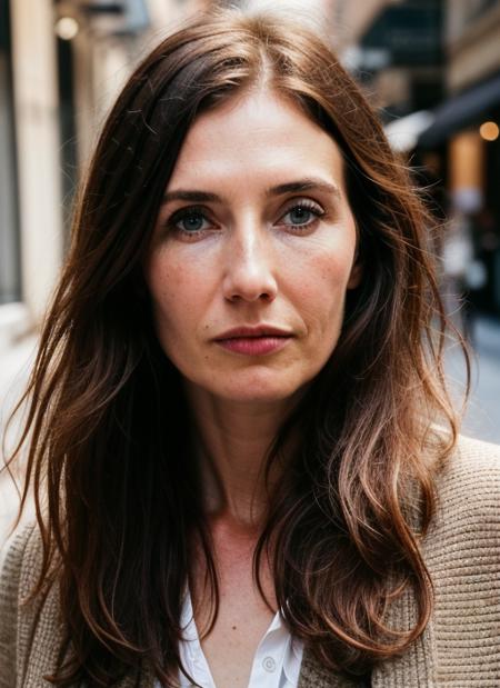 RAW photo of sks woman , natural lighting, 8k uhd, dslr, soft lighting, high quality, film grain, Fujifilm XT3, by Michael Kenna, <lora:locon_caricevanhouten_v1_from_v1_64_32:1>