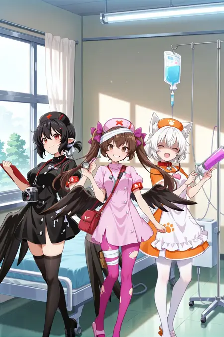 [BONUS] Tengu Reporters - Aya, Hatate & Momiji (Touhou)