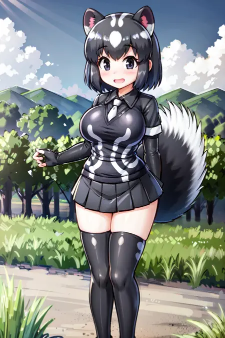 Western Spotted Skunk (Kemono friends)