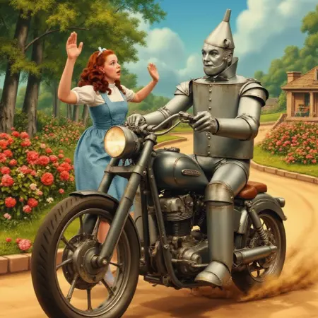 The Tin Man - Wizard of Oz - Flux1.D & SDXL
