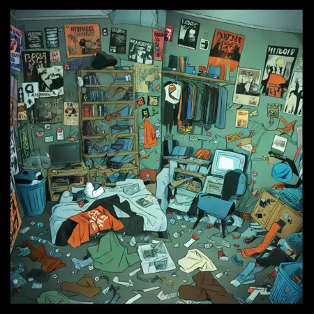 Unkept Bedroom