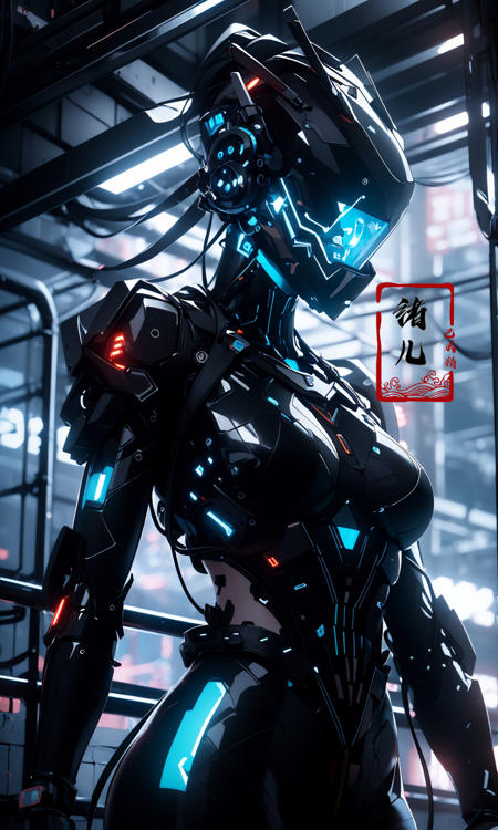 (dramatic, gritty, intense:1.4),masterpiece, best quality, 8k, insane details, intricate details, hyperdetailed, hyper quality, high detail, ultra detailed, Masterpiece, science fiction(cyberpunk:1.3)building,
1girl,  soloPatent leatherbodysuitglowingshiny(shiny skin:1.7)(long legs:1.3),  (Slim body:1.1) (upper body:1.2)
<lora:~Q?-[SZg
 Patent leather:0.9>