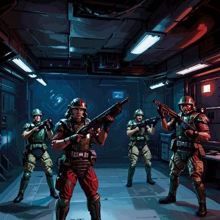 United States Colonial Marine Corps - Aliens (SDXL) United States Colonial Marine Corps - Aliens (SDXL)