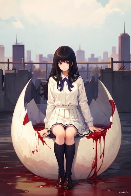 殻ノ少女/kara no shoujoKuchiki Touko 朽木冬子 OG v1.0 Stable Diffusion