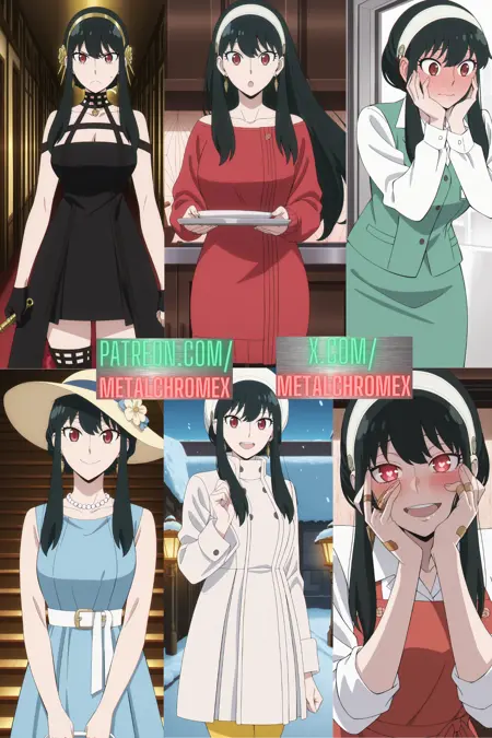 Yor Forger/Yor Briar's outfits (Spy x Family) - 29 tagged outfits - Commission!