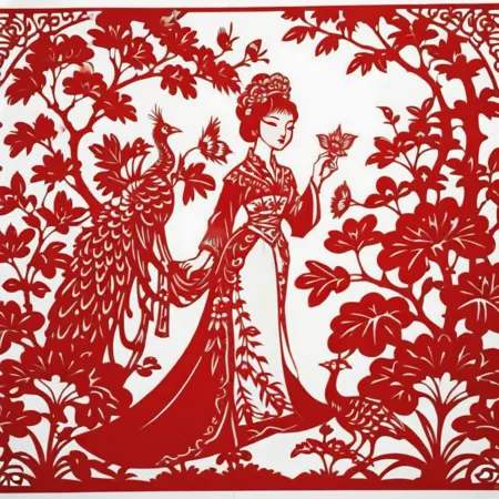 Chinese paper-cutting Style | SDXL