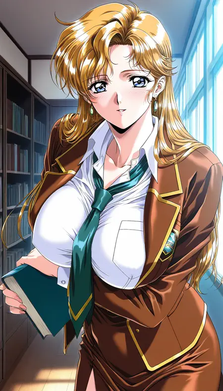 安藤香織 illustrious  Andou Kaori (Kawarazakike no ichizoku)