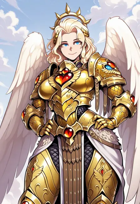 Warhammer 30k - Sanguina (Sanguinius Genderswap) [Pony/Illustrious]