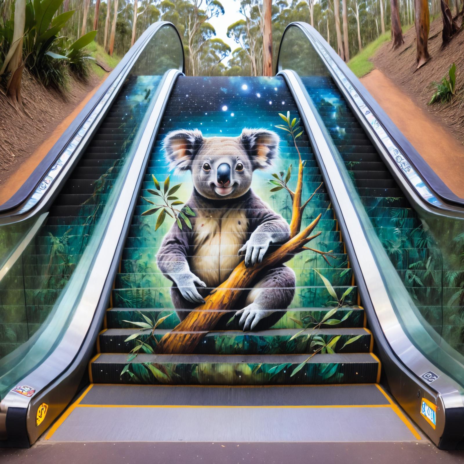 Escalator Art XL image by nocor1i8