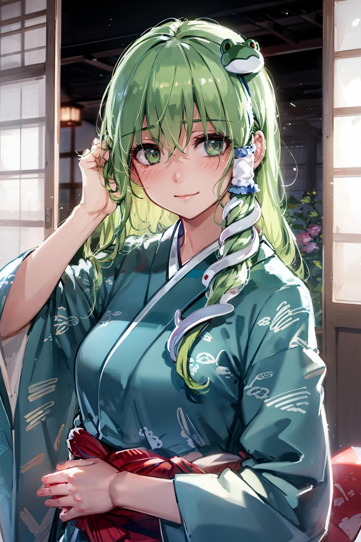 kochiya sanae (touhou) 东风谷早苗 东方project image by kozue