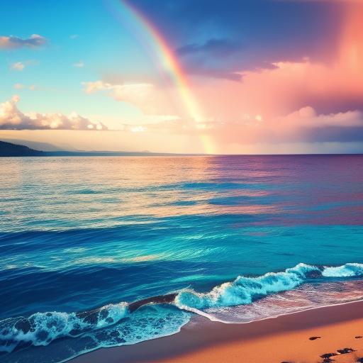 Rainbow background image by Cecily_cc