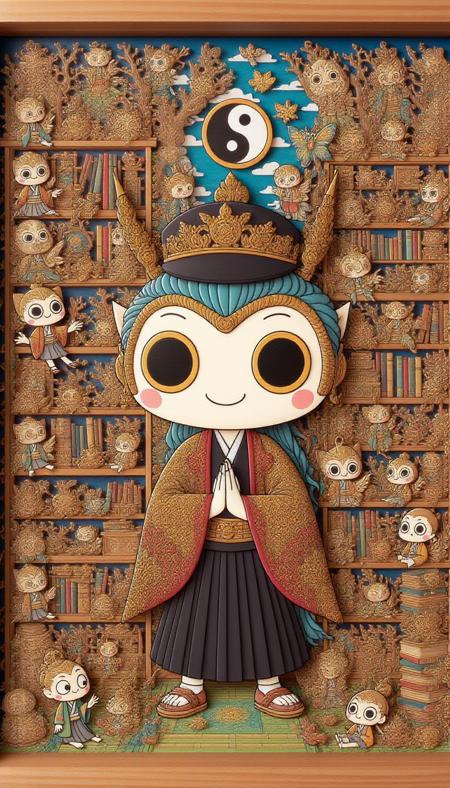 Kawaiis Style [Experimental single image trained style with training diary] SingleImageRank64-NoMask