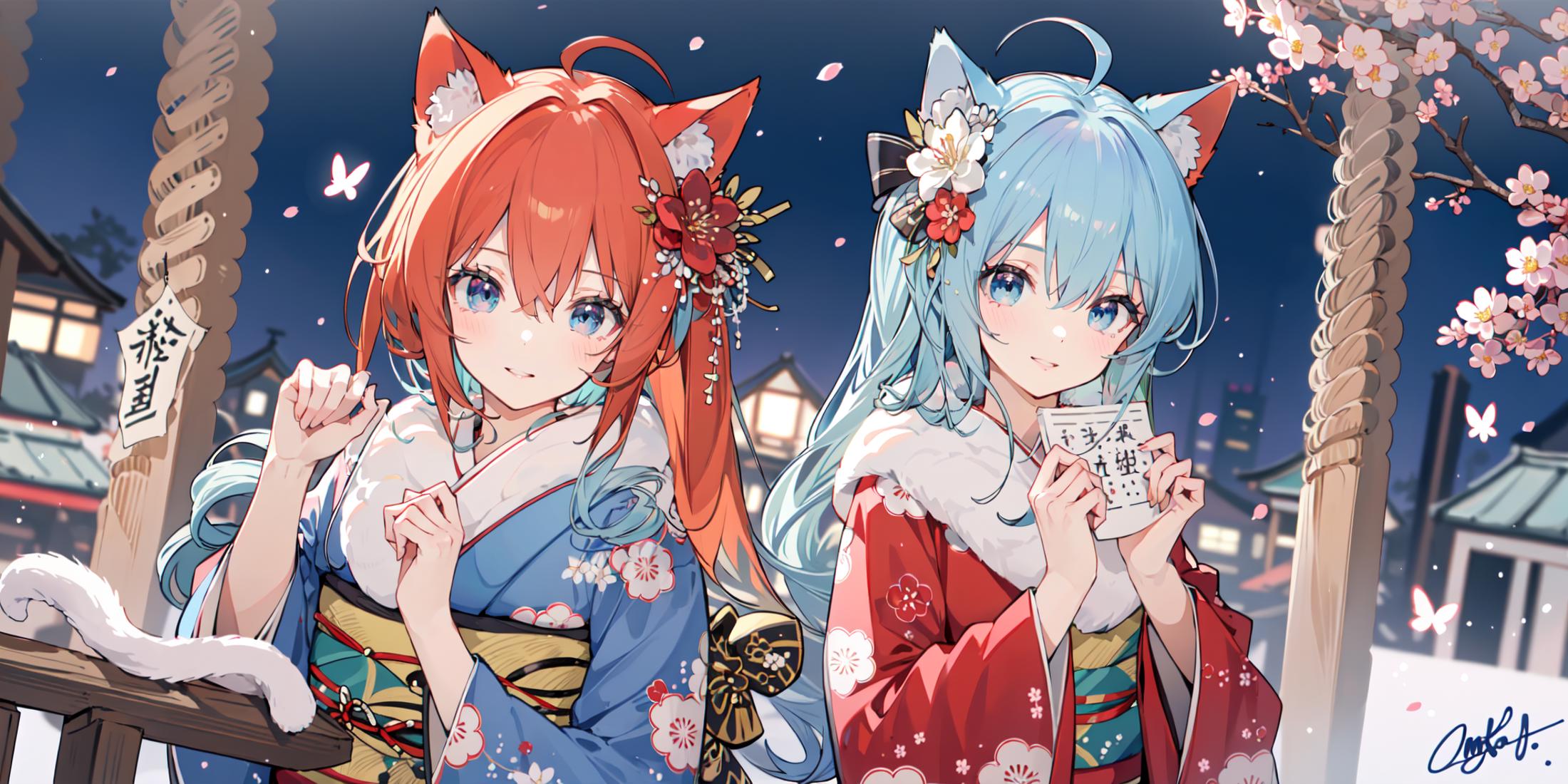 恭贺新禧/happy new year/おみくじ image by chosen