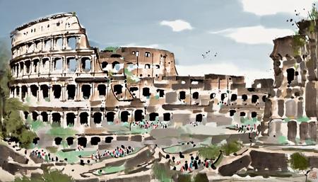 wu9u4n2h0n9,
Amidst the ruins of ancient Rome, the Colosseum stands as an enduring testament to gladiatorial combat, its colossal amphitheater echoing with the ghosts of epic battles and roaring crowds.
