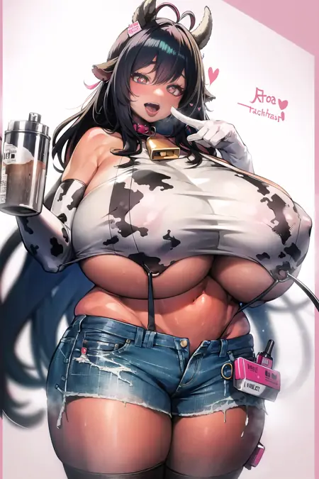 Change-A-Character: Cow Girl, Your Waifu Has Become A Cow Girl!