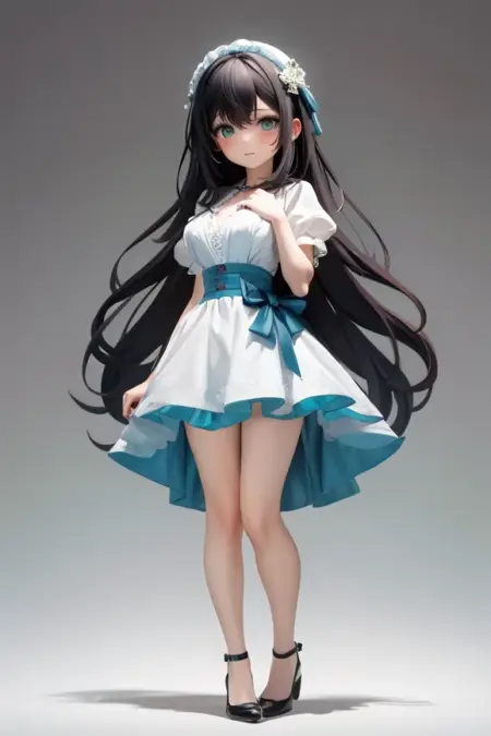 空间幻塑(3D角色手办风格)|3D character figurine style