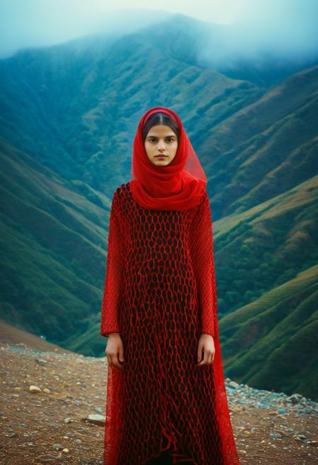 persian Girl,(burqa,award winning,Artistic rendition:1.3, masterpiece, highly detailed, fog, (aesthetic of portraiture with serenity atmosphere:0.5))(analog photo:1.2),((dynamic pose:1.2),(dynamic camera),(amateur photo:1.3,art retouch,, analog photo), (close-up) rodian alien Snorkeling ,alien planet,(sci-fi:1.5), spaceship, mineralogical fractal, mutation black petals, nuclear reactor interior, photorealistic surrealism tangka, , abstract collage,(masterpiece, high quality,), , solo, model photoshoot, (red theme:1.1), a stylish girl,big lips, , solo, pride, , (looking at the viewer), (Francis Drake : 1,2) ((best quality)), (artistic photography by Philippe Halsman and Ara Gler:1.2), award wining, f/5.6, shutter speed 1/125 sec, iso3200, white balance daylight, exposure compensation "-1.5 ev", shutter priority shooting mode, symmetry and balance, focus mode single, spot metering, aesthetic of precisionism, forward-thinking unrivaled opus, meticulous details, healing art atmosphere, depth of field (dof), (anthraquinone blue and red colors:0.1), <lora:MJ52:0.35><lora:hair_with_scenery:1>folk costumes (Ethel Warwick:1,2) (8k, RAW photo, highest quality), hyperrealistic, intricate abstract, intricate artwork, abstract style, otherworldly, mesmerizing parallel dimension, gravity defies logic, abstract masterpiece, interplay of floating objects, distorted silhouettes, vivid hues, ethereal light, highly detailed,,,Leica Q2 with Summilux 35mm