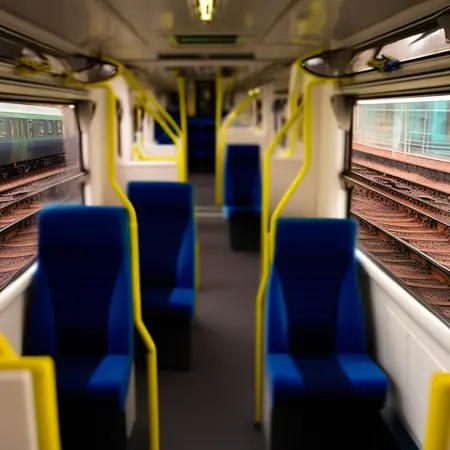 British DMU Train Carriage Interior (Northern Rail)
