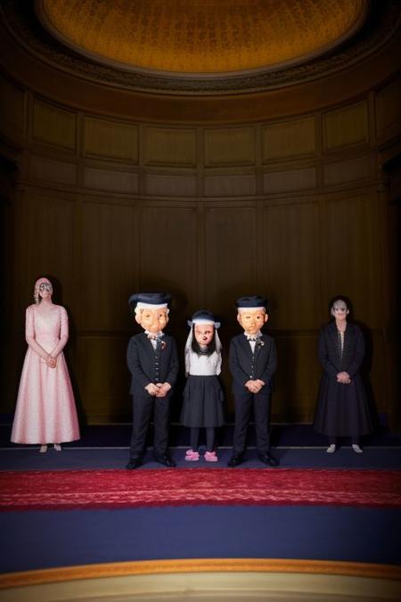 <lyco:MarkRyden:1.0> weird, creepy children with meat, style of mark ryden, tshirt design