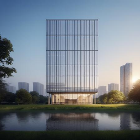 (masterpiece), best quality,8K,no humans, outdoors,
bangonglou,office building,
scenery, outdoors, sky,tree, reflection,cityscape, grass, day, building,window, <lora:ZSofficeV1.0-000047:0.6>