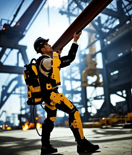 Prototype Industrial Exoskeleton (Flux) V1